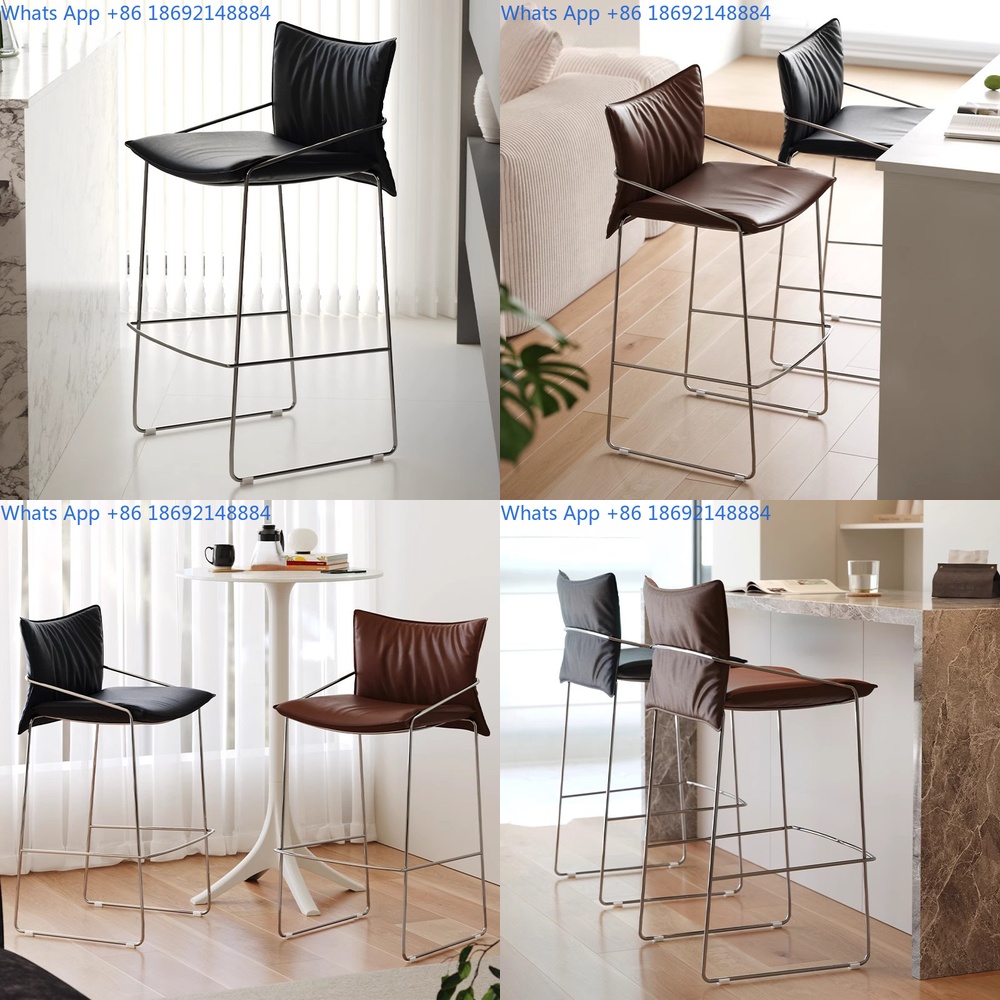 Home Bar Seating - Stołek wyspowy vintage do domu, wysokie