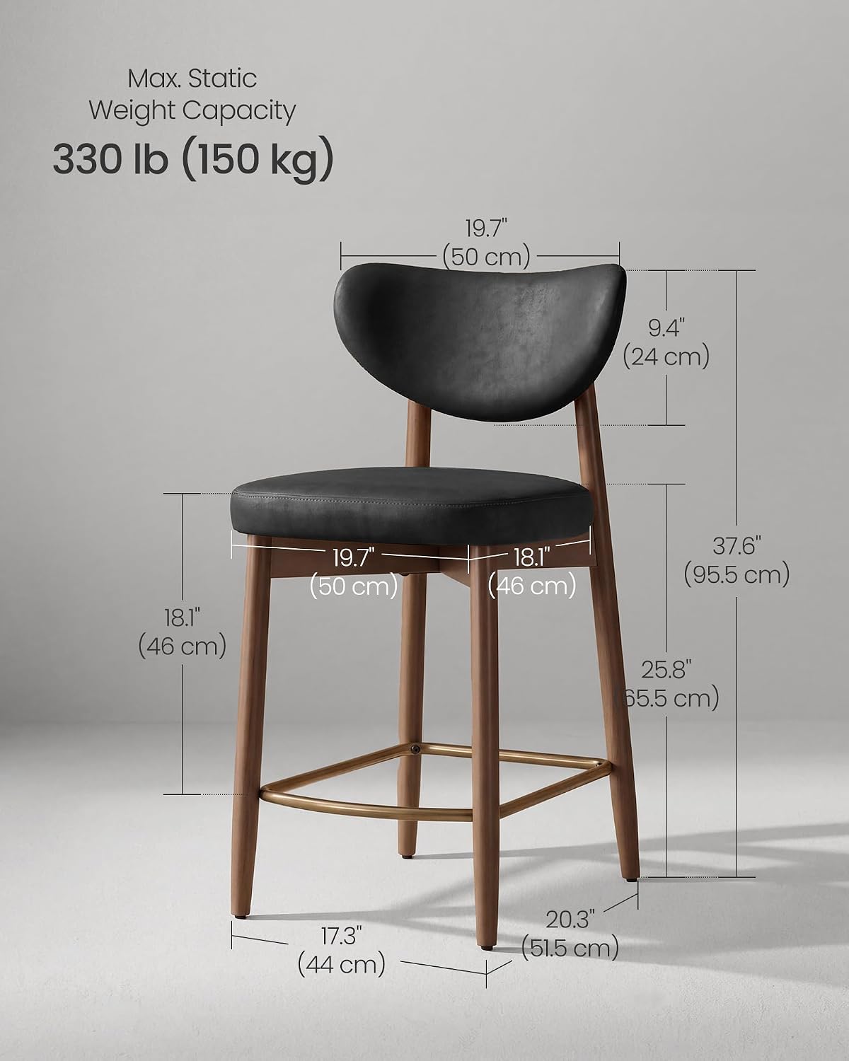 Zestaw 2 drewnianych stołków b – Home Bar Seating recenzja i cena