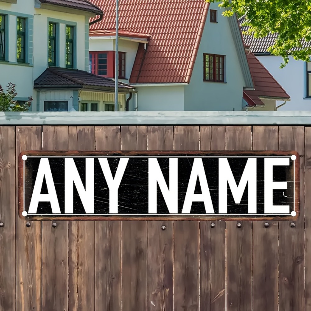 Płaska tabliczka uliczna 2D z  – Home Bar Signs recenzja i cena