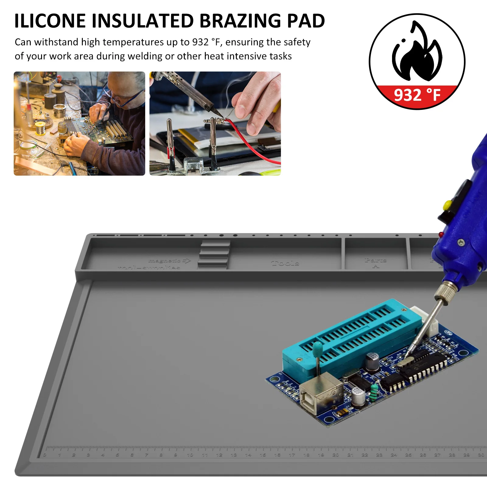 Mata do stacji lutowniczej Sil – Bar Mat Rubber recenzja i cena