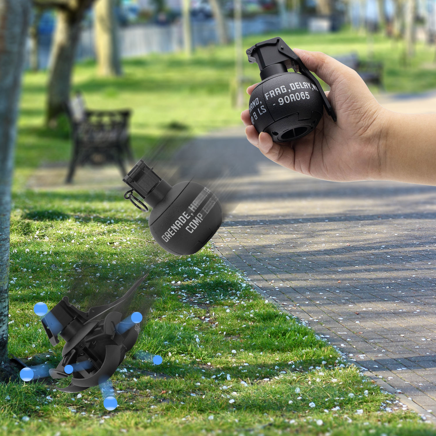 Zestaw modeli granatów taktycz – Smoking Gun Kit recenzja i cena