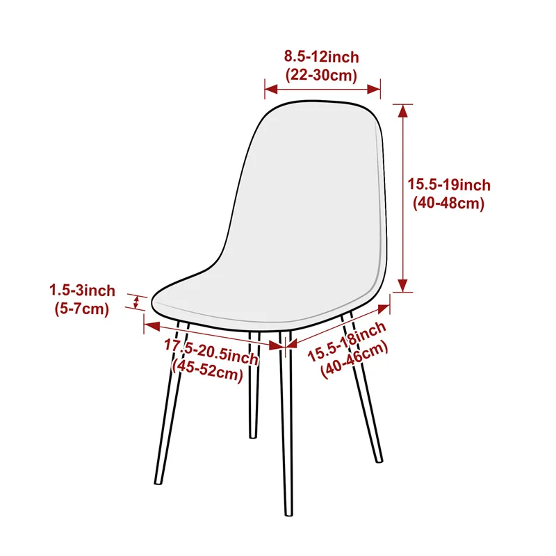 1 szt. Żakardowy Pokrowiec na  – Home Bar Seating recenzja i cena