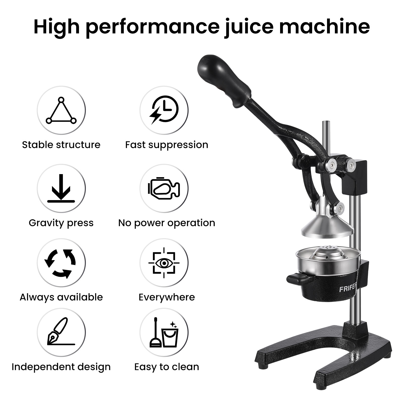 Lekka, ręczna wyciskarka do cy – Citrus Juicer Bar recenzja i cena